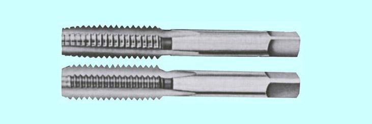 Метчик 1 5/8" BSW 55° 9ХС дюймовый, ручной, комплект из 2-х шт. ( 5 ниток/дюйм) "CNIC"