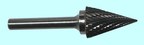 Борфреза тв.спл. конич.  d16х25х6х65 31° Х-образн.насечка (М16 25Х06) "CNIC"