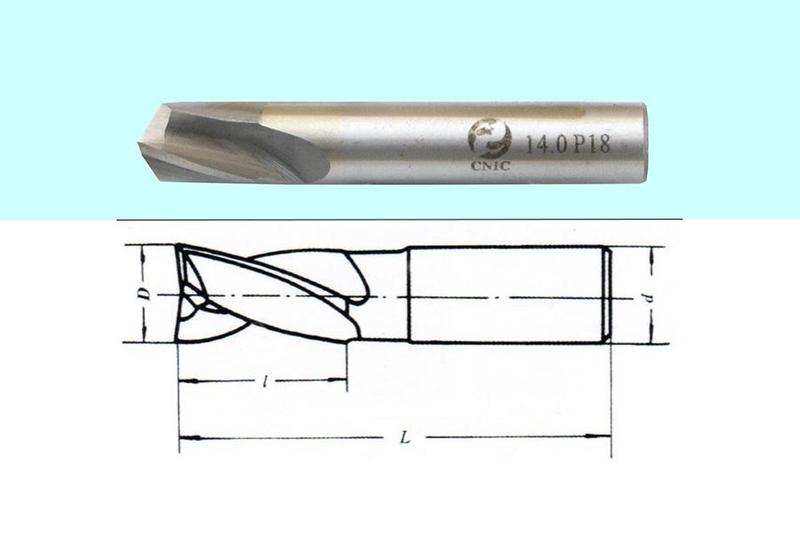 Фреза Шпоночная d 2,0х 4х30 ц/х Р18 "CNIC"