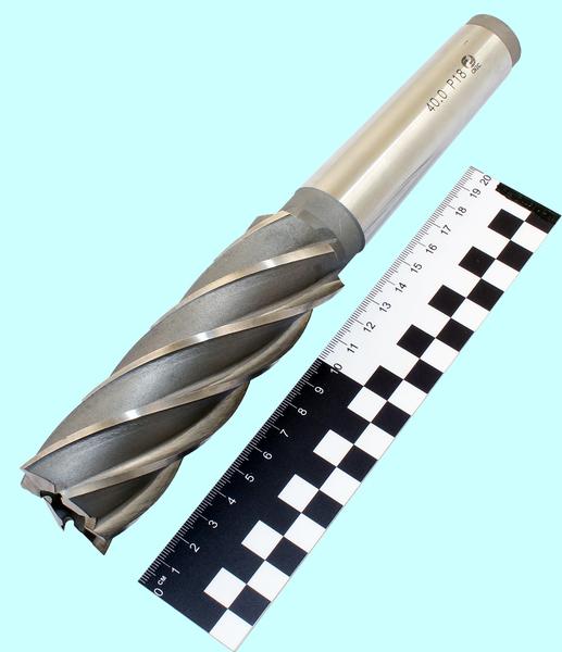 Фреза Концевая d40,0х125х250 к/х  Р18  Z=6 КМ4 "CNIC"