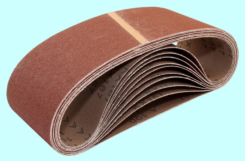 Шлифлента Бесконечная для электрошлифмашин 610х100 14А  Р100 "CNIC" (SA48001H) (в упаковке 10шт.)