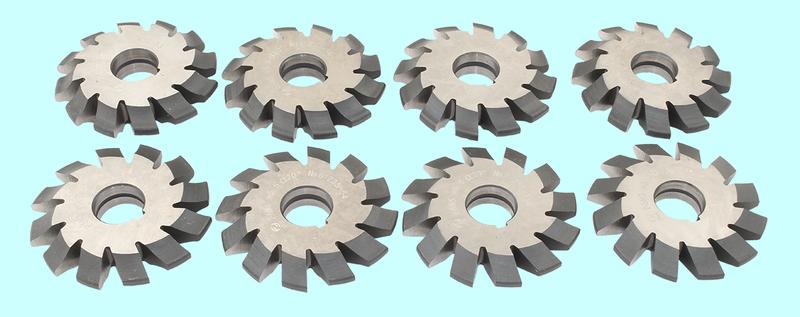 Фреза m 5,5 (комплект из 8шт) 100х27мм Р6М5, 20 град, Z=11 "CNIC"