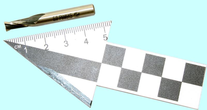Фреза Шпоночная d 6,0х10х45 ц/х Р6М5К5 "CNIC"