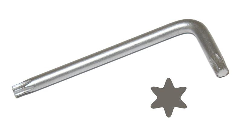 Ключ TORX  Т27 L138х24мм CrV "CNIC"