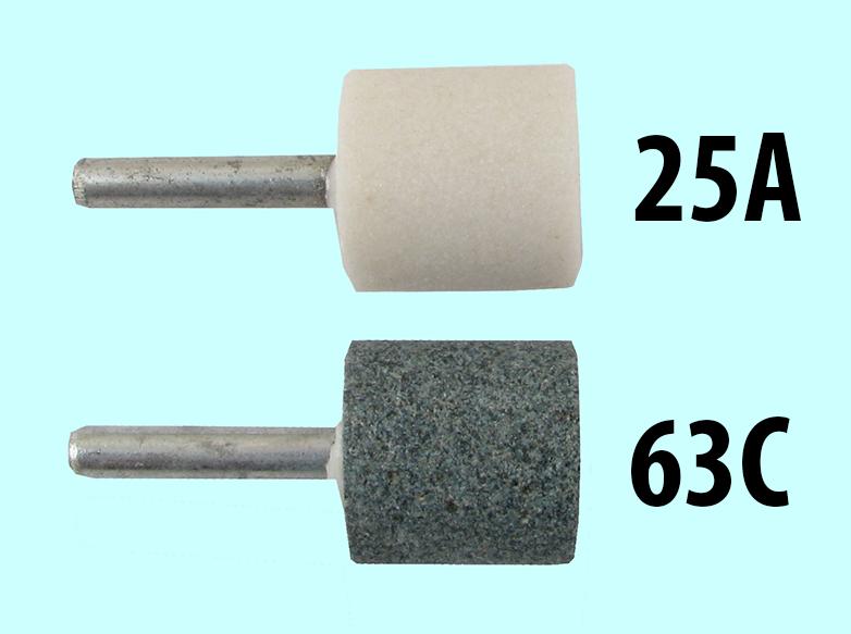 Головка абразивная 13х50х6 AW(ГЦ) 63C F60(25Н) O(СТ1) с хвостовиком "CNIC"