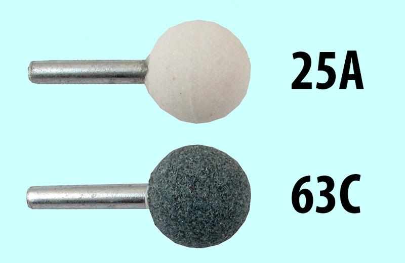Головка абразивная 10х 3 F2W(ГШ) 25А F60(25Н) O(СТ1) с хвостовиком "CNIC"