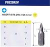 Биты крестовые PZ0х 25мм CrV "CNIC" DIN3126 хв-к С1/4  в упаковке 10 шт.