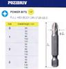 Биты крестовые PZ1х150мм S2 DIN3126 хвостовик Е1/4 "CNIC" в упаковке 10 шт.