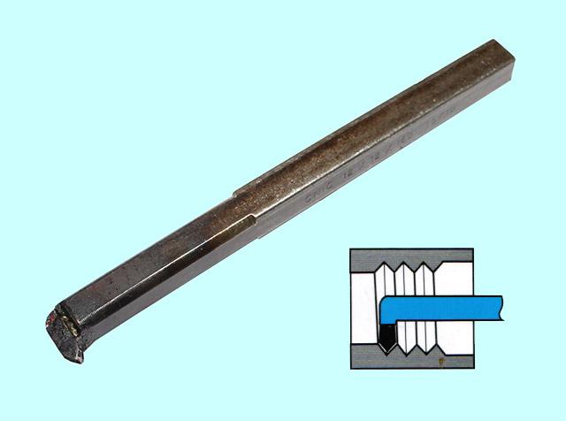Резец Резьбовой  10х10х140 Т5К10 для внутренней резьбы DIN 283-60 "CNIC"