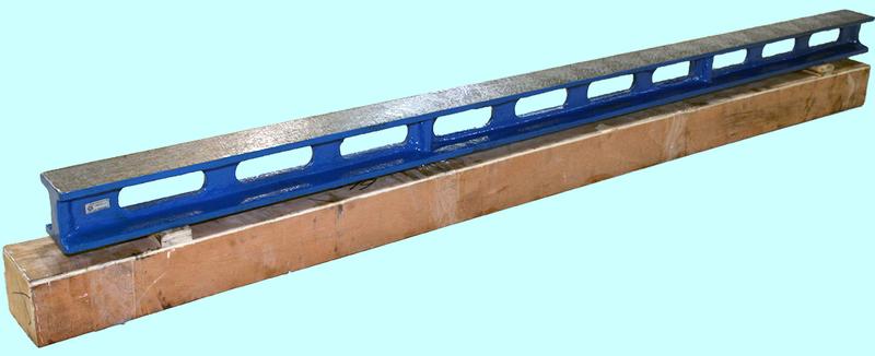 Линейка Поверочная тип ШД-2000х80мм кл.точн.1 с широкой раб. пов-тью двутаврового сечения чугунная, шаброванная "TLX"