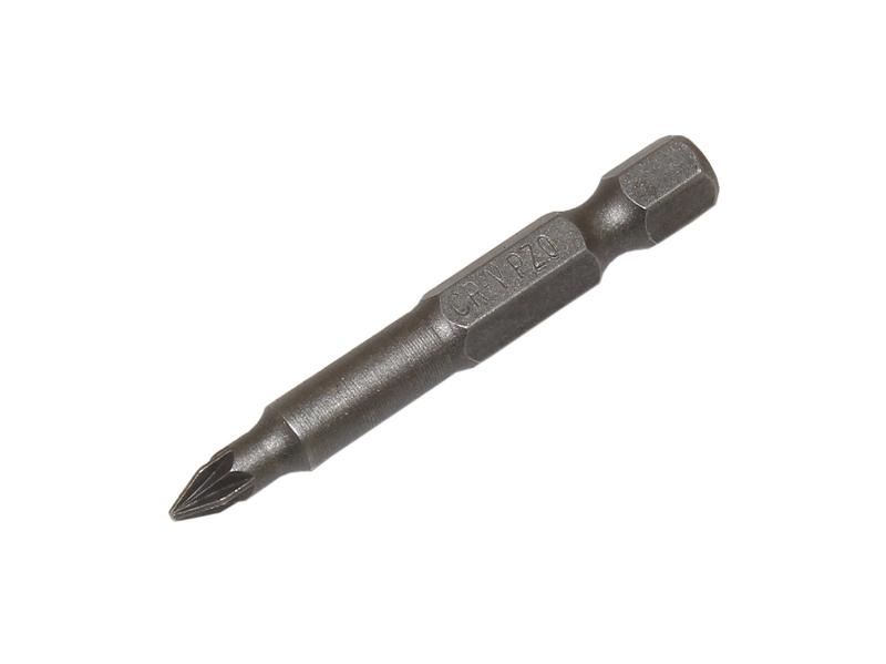 Биты крестовые PZ1х 50мм CrV цилиндрические DIN3126 хв-к Е1/4 "CNIC"