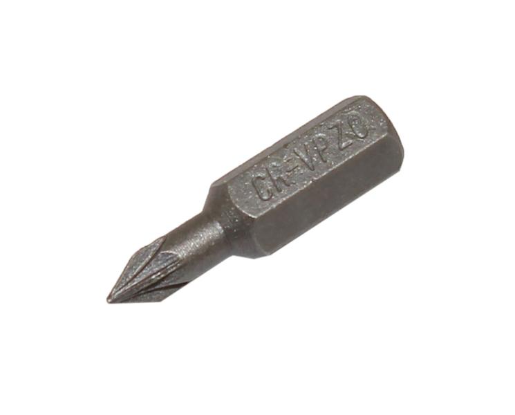 Биты крестовые PZ2х 25мм CrV DIN3126 хв-к С1/4 "CNIC"
