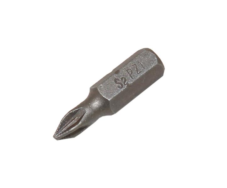 Биты крестовые PZ3х 25мм S2 с насечкой DIN3126 хв-к С1/4 PROFI "CNIC"
