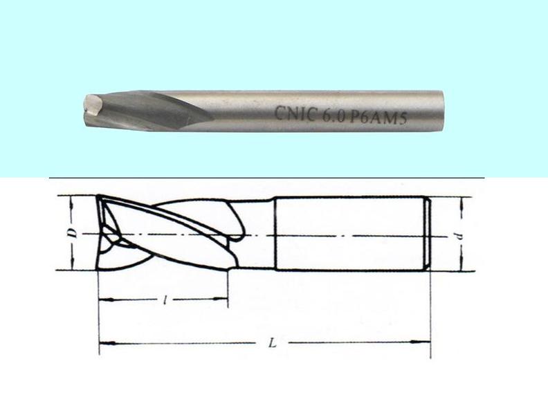 Фреза Шпоночная d20,0х22х88 ц/х Р6АМ5 DIN327 "CNIC"