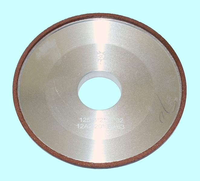 Круг алмазный 12А2-20град.(тарельчатый) 125х 3х2х32  SSD-2(АС4)  80/63 100% В2-01 10,1кар. "TLX"