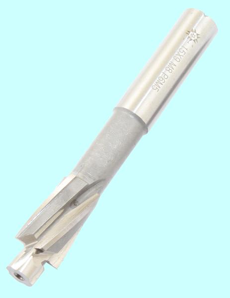 Цековка D 15,0 х d 9,0 х100 ц/х Р6М5 Z-4 с постоянной направляющей цапфой, dхв 12.5мм "TLX"