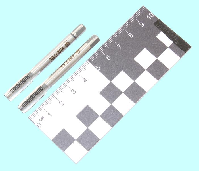 Метчик М 7,0 х 0,75 9ХС ручной, комплект из 2-х шт. "TLX"