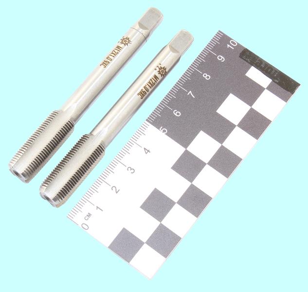 Метчик М12,0 х 1,0 9ХС ручной, комплект из 2-х шт. "TLX"