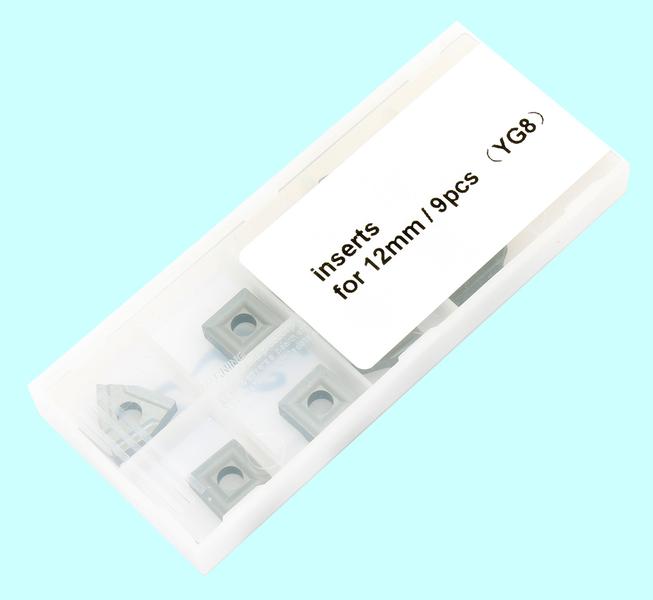 Набор сменных пластин из 9шт ВК8 для набора резцов 12х12мм "CNIC"