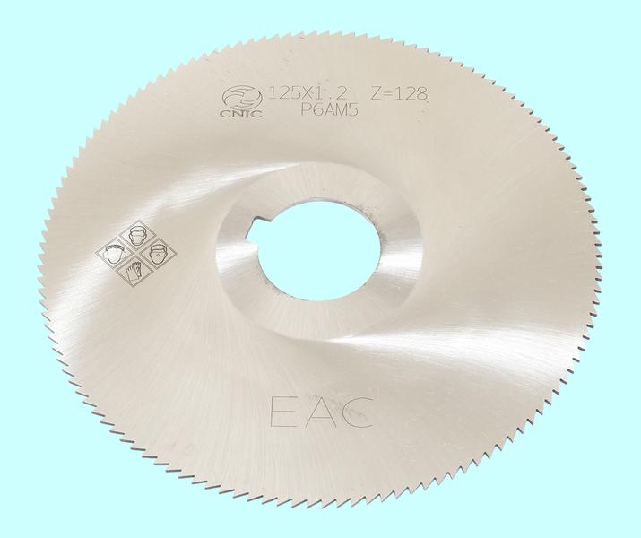 Фреза отрезная  125 х 1,2 х 27 тип1  Z=128 Р6АМ5 "CNIC"