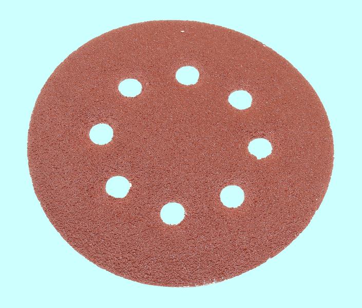 Диск из шлифшкурки 125мм 14А Р 40 самозацепляемый на липучке с перфорацией "CNIC" (SA16023H)