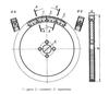 Пила дисковая сегментная  610мм, Z=80 Р6М5 ГОСТ4047-82